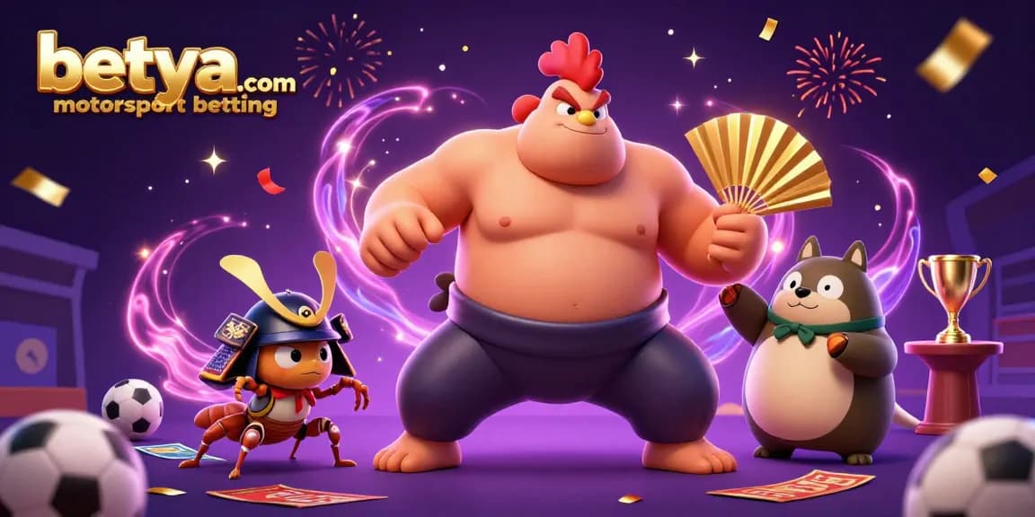 Engage in betya.com motorsport betting with dynamic characters and vibrant casino elements.