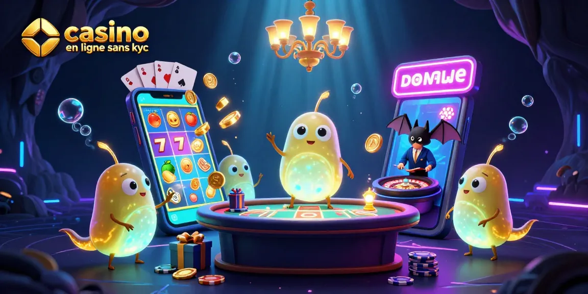 Gagnez gros avec casino en ligne sans kyc: ambiance lumineuse et jeux excitants