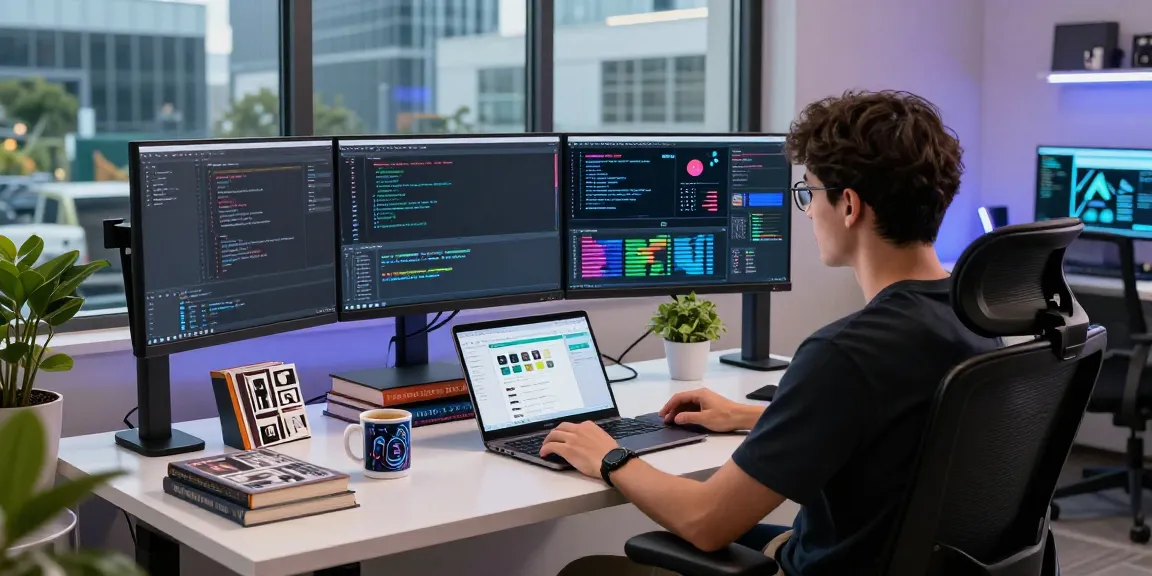 NAGA2000 development workspace with advanced analytics tools and designer setup in a modern tech environment