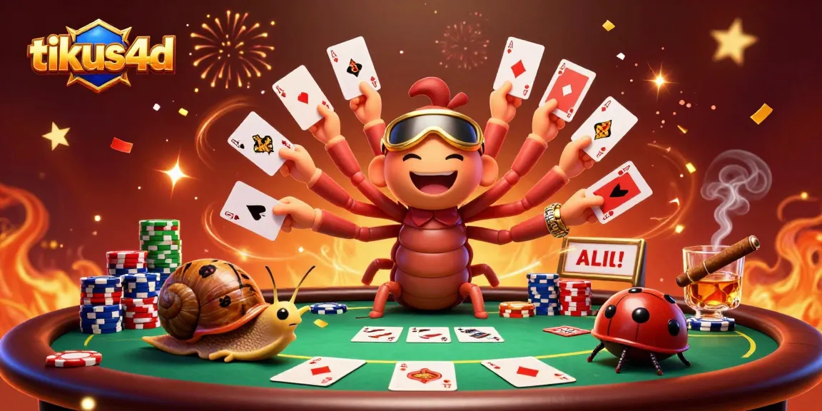 Engage in tikus4d gameplay with our lively dealer and vibrant poker scene celebrating casino excitement.
