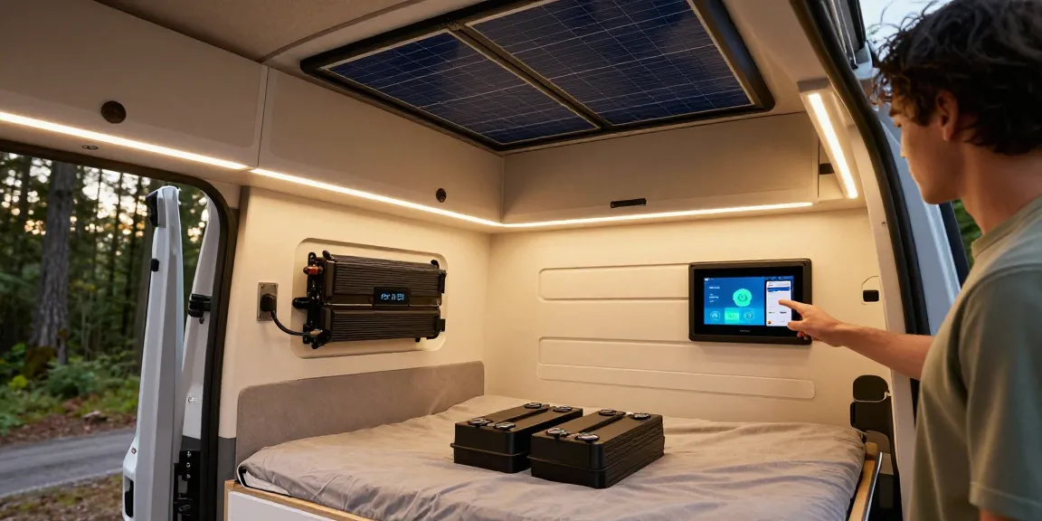 rokok88 login to upgrade your van's electrical system with modern solar panels and efficient battery setups