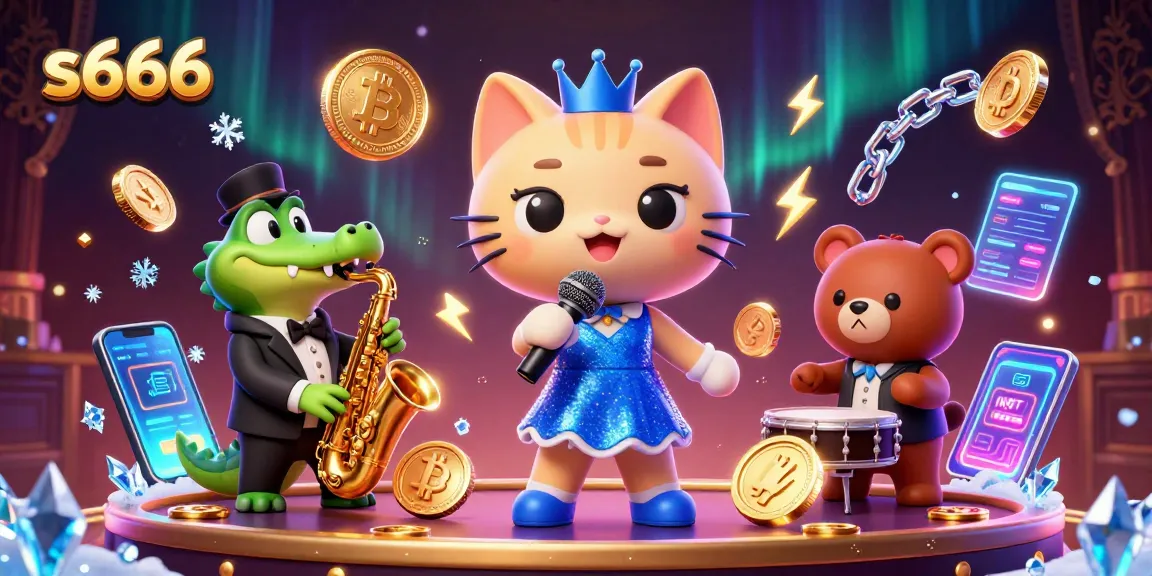 Experience s666's vibrant casino atmosphere through a lively 3D performance by animated characters.