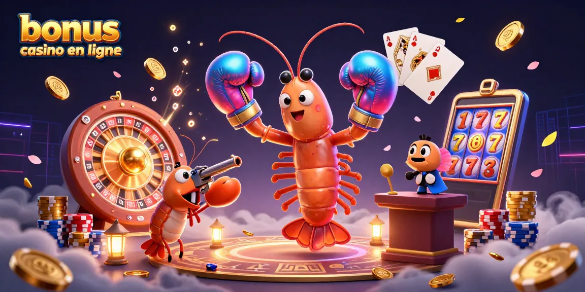 Utiliser le bonus de casino en ligne pour maximiser vos gains dans cette scène dynamique de jeu.