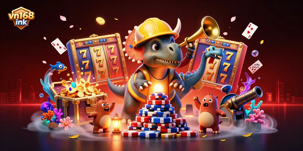 Experience winning strategies and vibrant gameplay with vn168 ink's dynamic casino scene featuring engaging characters.