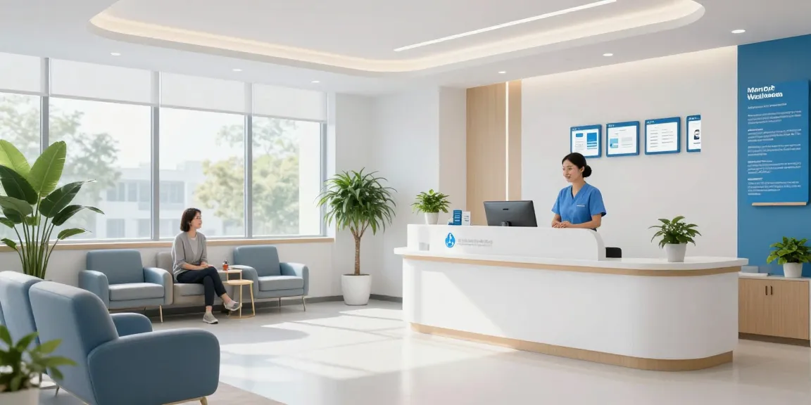Compassionate psychiatric assessment near me at a modern health clinic, showcasing patient care services in a welcoming environment.