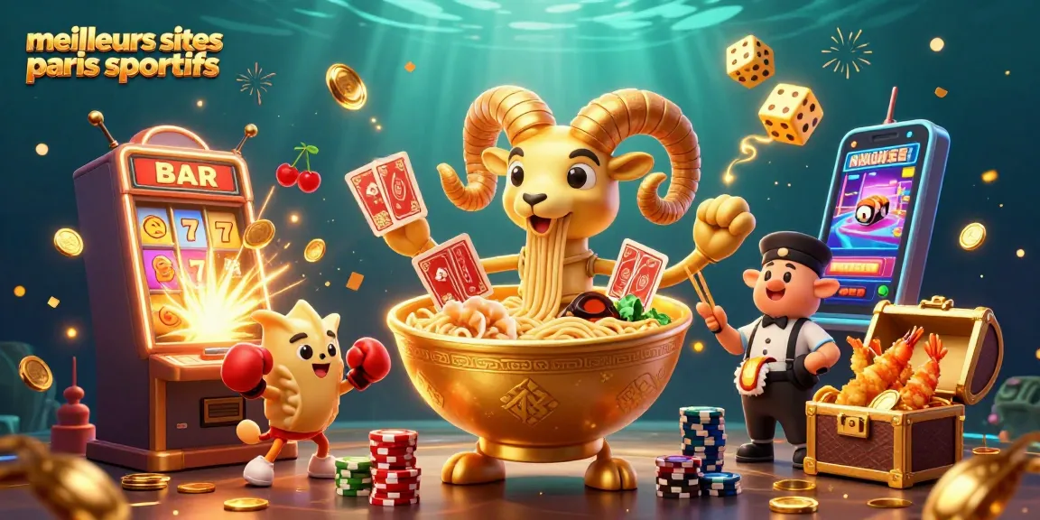 Découvrez les meilleurs sites de paris sportifs avec une scène vibrante et animée de casino.