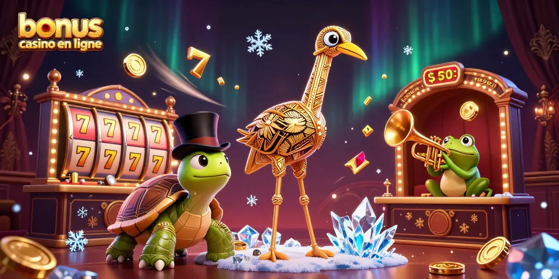 Jouez sur le meilleur bonus casino en ligne avec des machines à sous captivantes et des personnages colorés