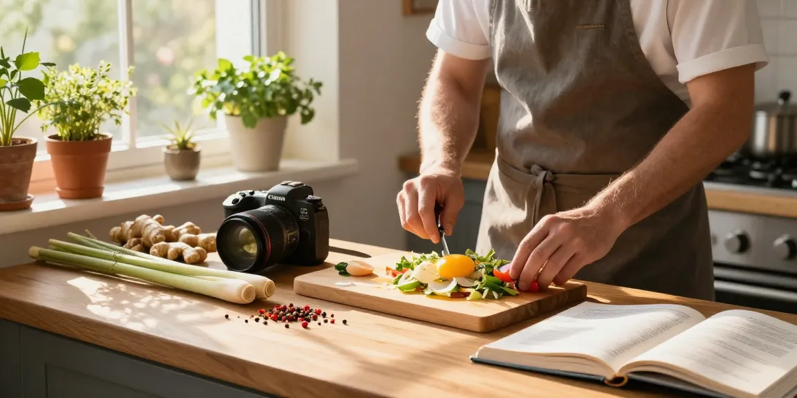 Healthy meal preparation featuring เว็บสล็อต nutrition insights with fresh ingredients in a cozy kitchen.