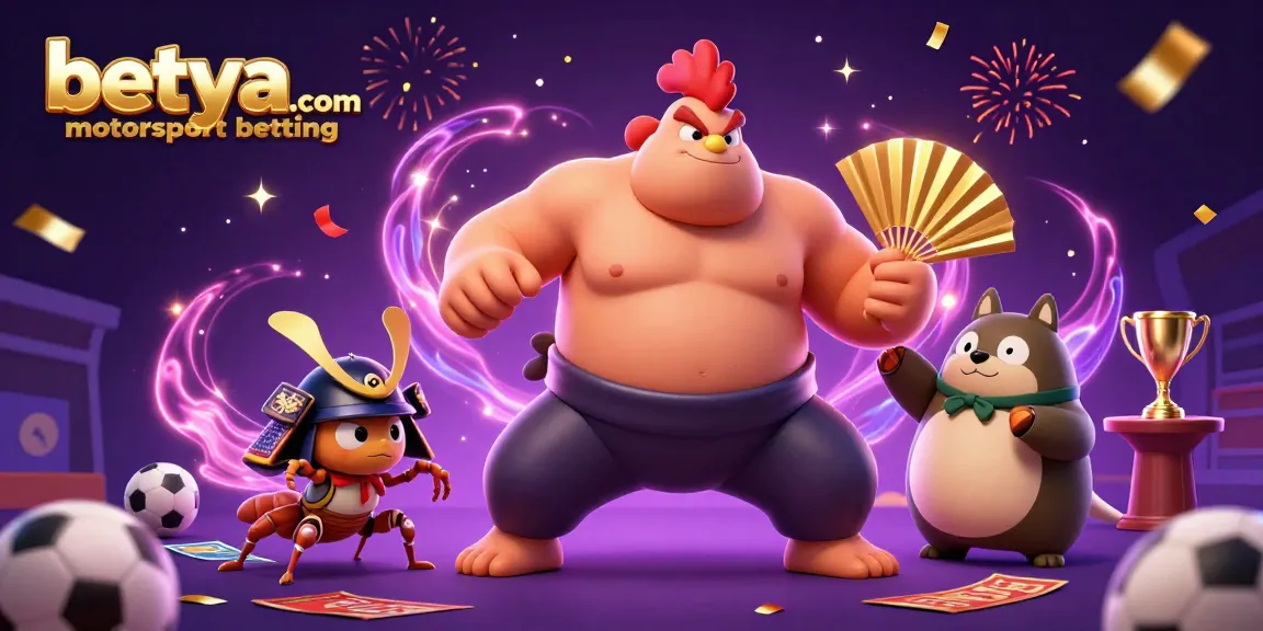 Engage in betya.com motorsport betting with dynamic characters and vibrant casino elements.