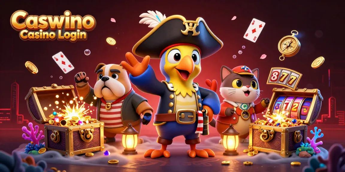 Experience quick access and vibrant fun with Caswino Casino Login, featuring energetic characters and dynamic game elements.