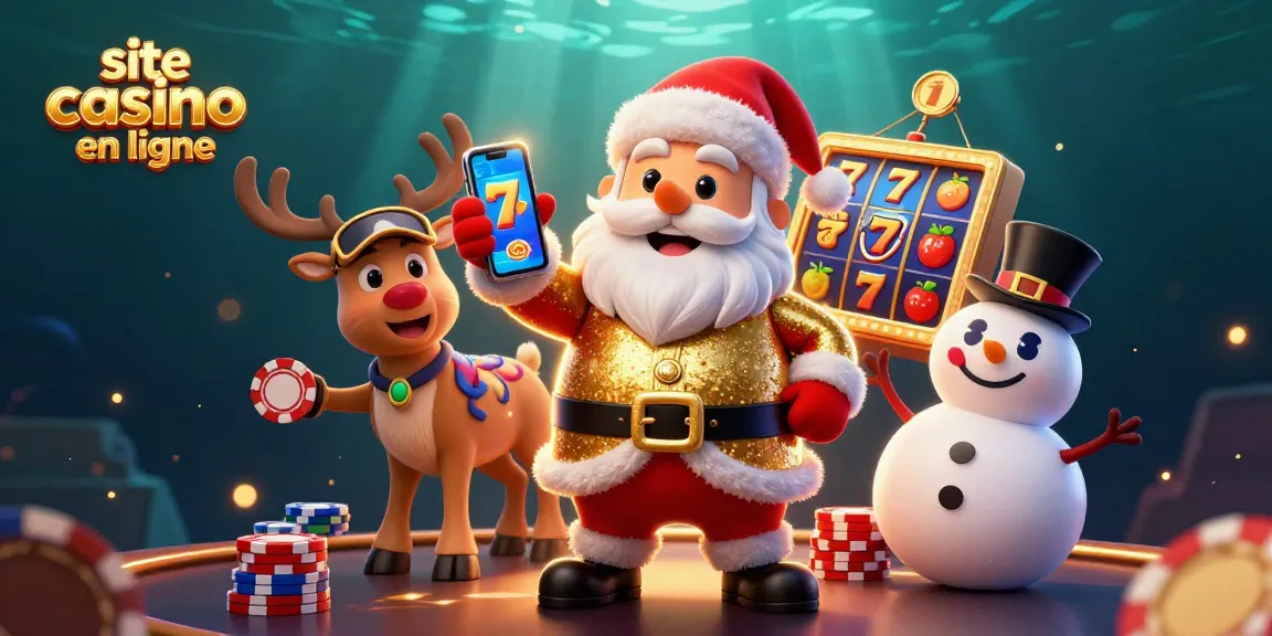 Déplacez-vous sur un site casino en ligne rempli de joie avec Santa et ses amis !
